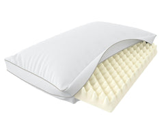 Adjustable Pillow with Removable Memory Foam Core - Theramia