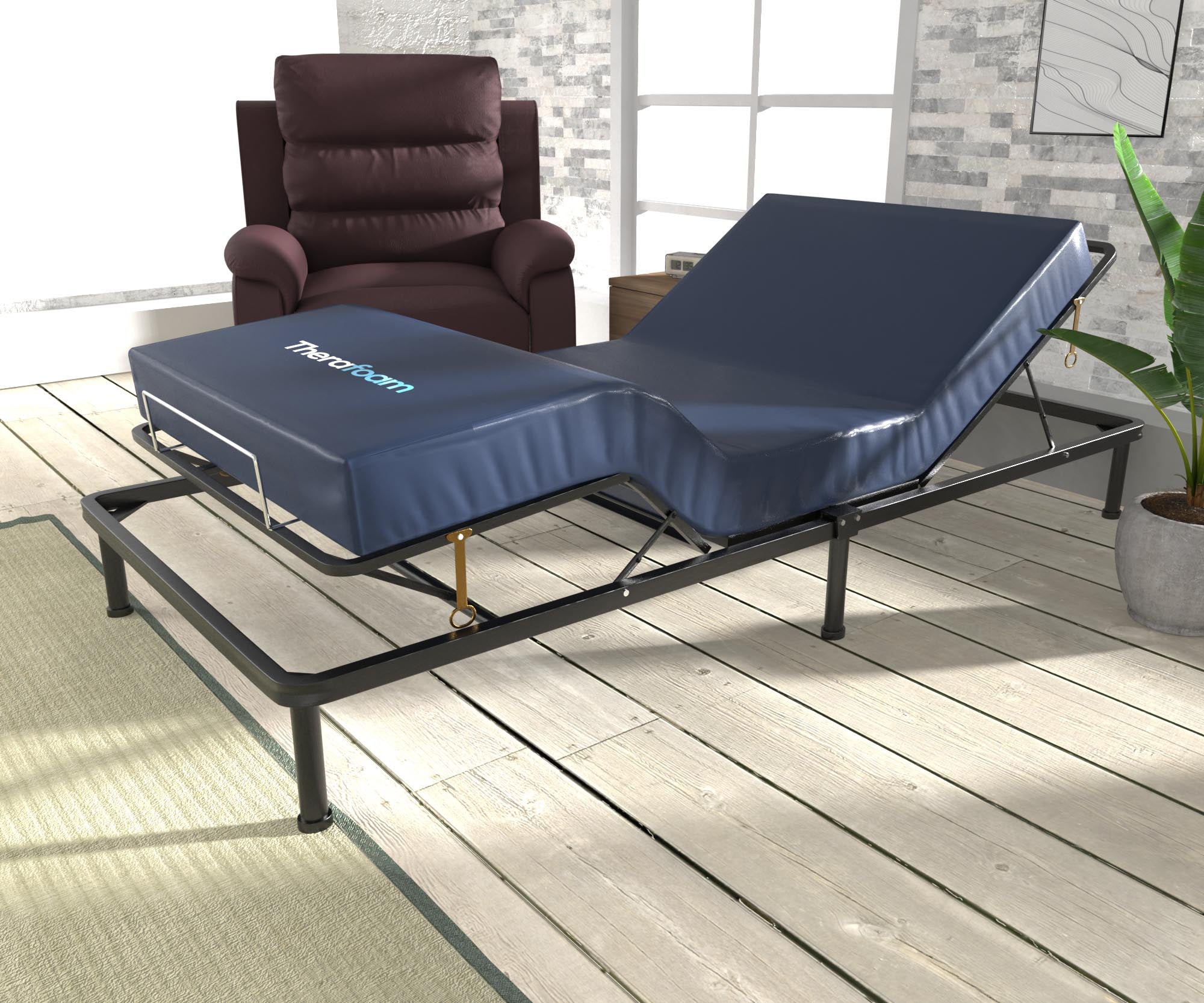 Therafoam Anti-Bedsore Memory and HD Foam Mattress