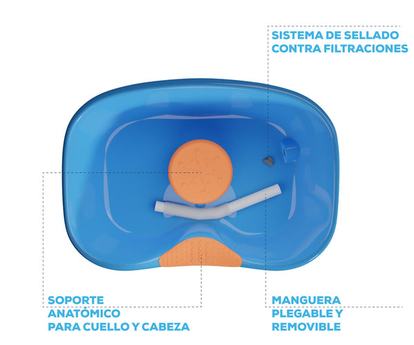 TheraWash portable shampoo bowl