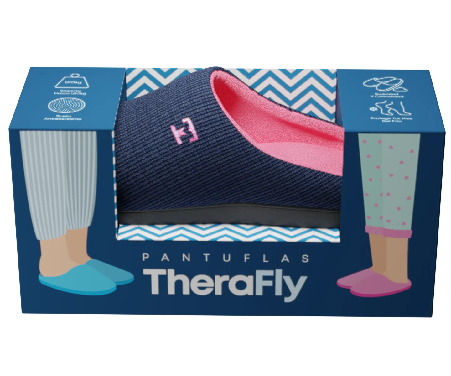 TheraFly Memory Foam Slippers