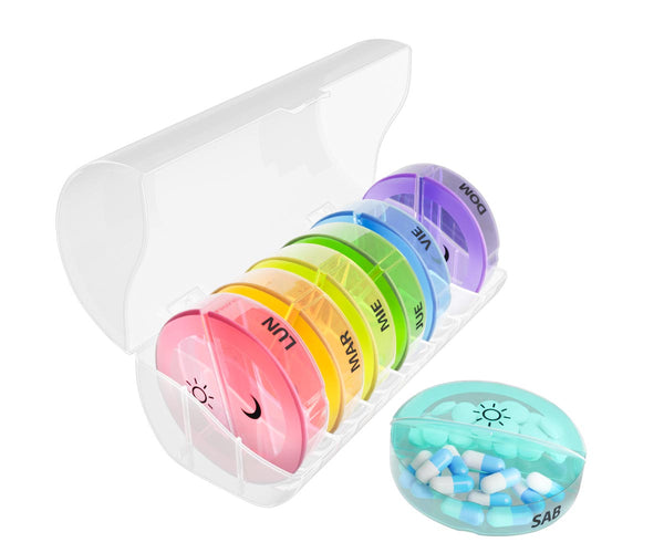 TheraRound Day &amp; Night Weekly Pillbox