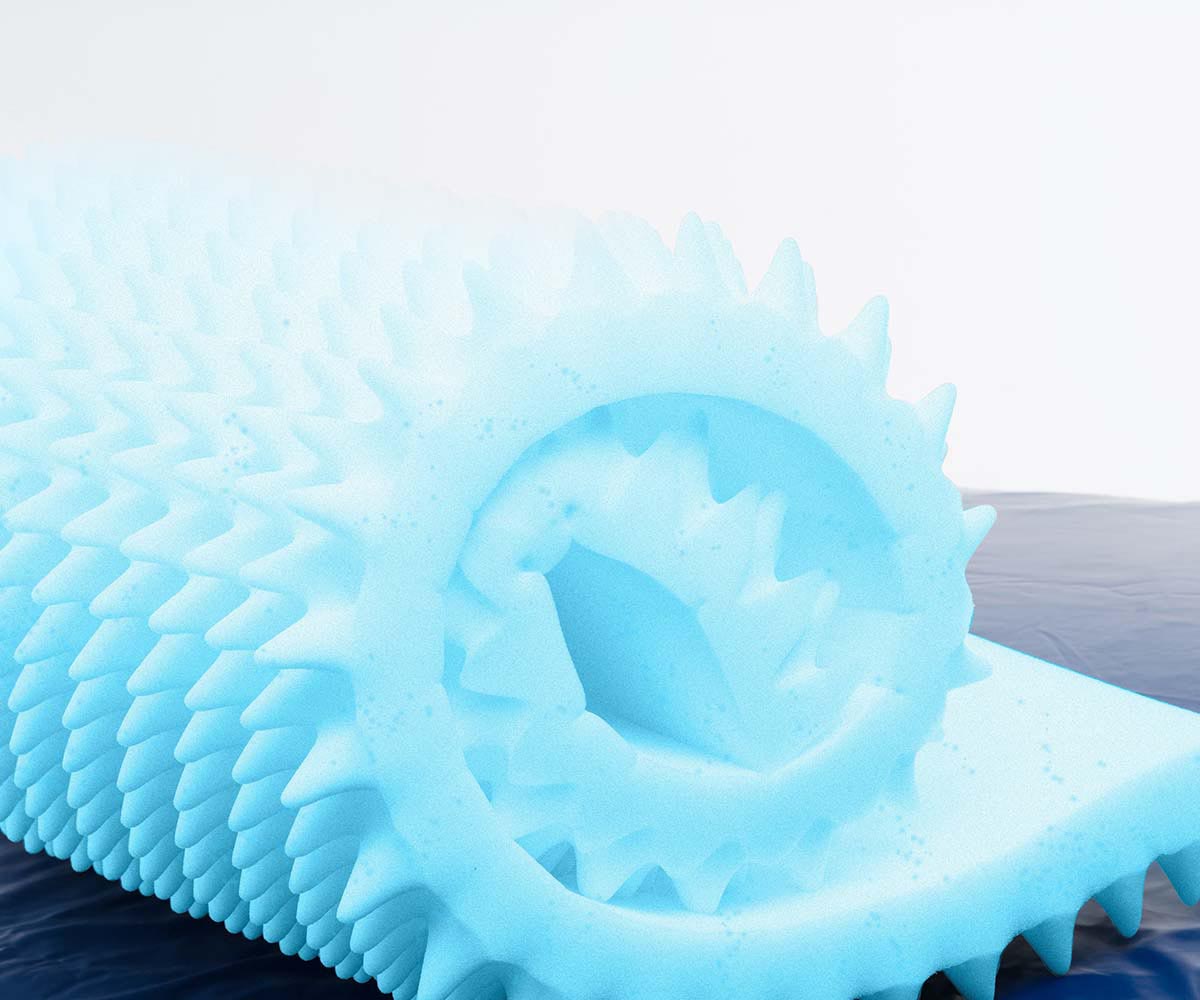 Eggshell Topper Gel infused TheraWave Gel