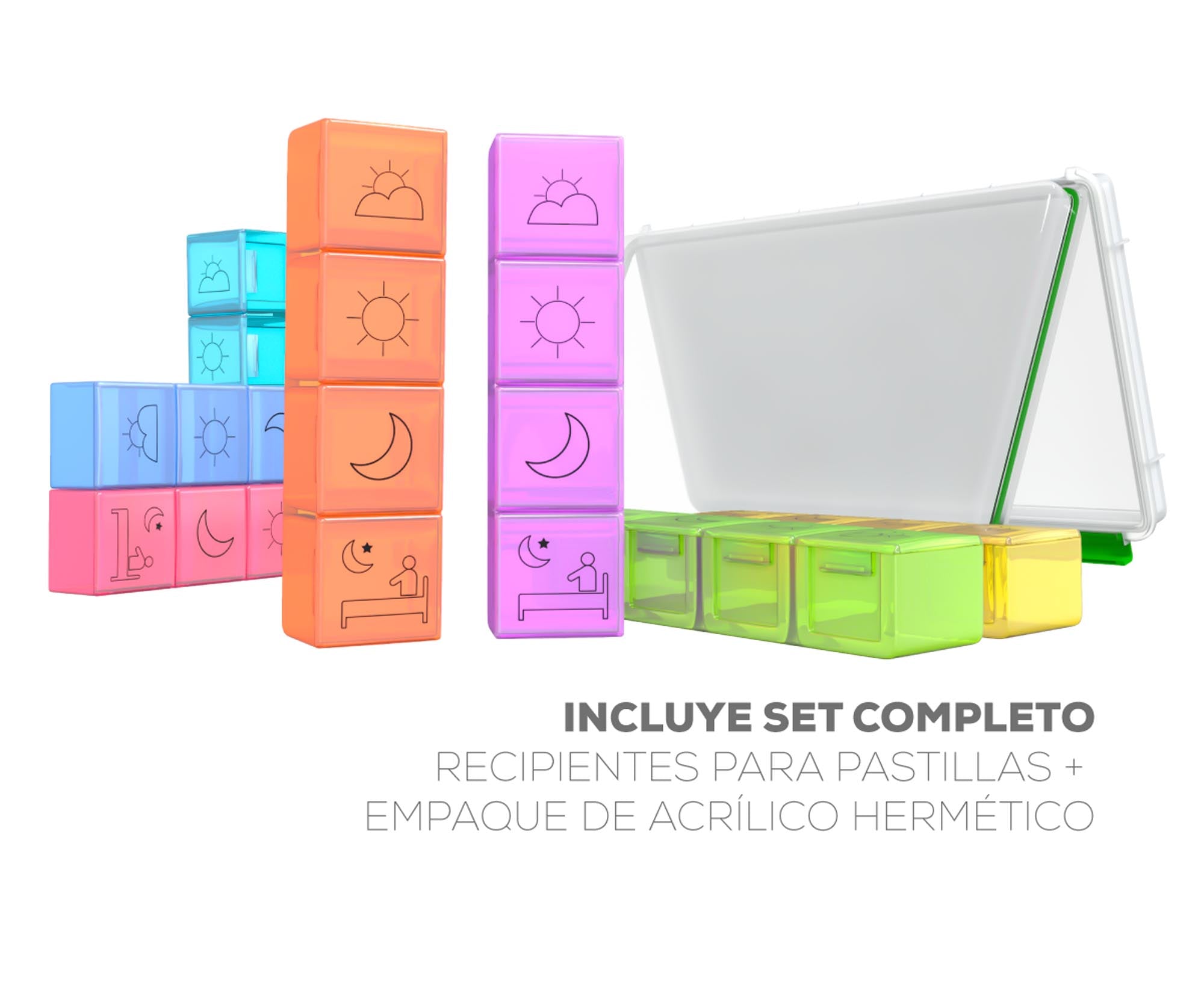 TheraPill 4-Dose Weekly Pillbox