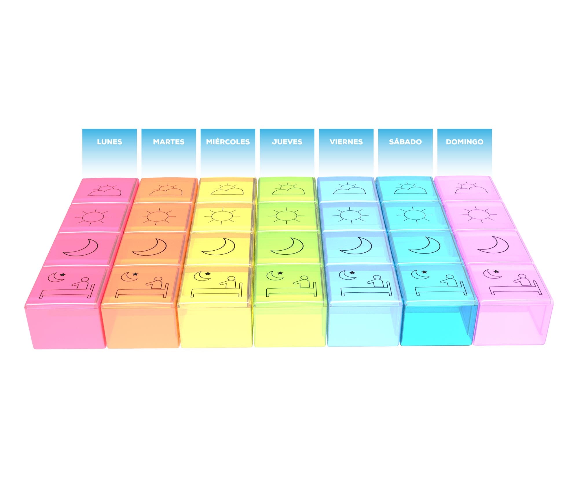 TheraPill 4-Dose Weekly Pillbox