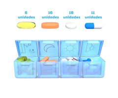 TheraPill 4-Dose Weekly Pillbox